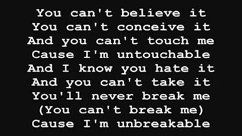 Michael Jackson-Unbreakable Lyrics (HQ)