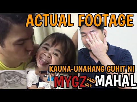 Actual footage ng pag-guhit ni Mygz Molino kay Mahal (Super Talented)