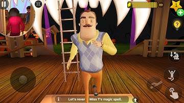 Scary Teacher 3D - New Levels Update New Chapter Miss T and Hello Neighbor Android Gameplay