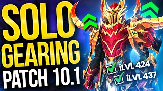 Get ilvl437 SOLO! Ultimate Patch 10.1 Solo Gearing Up Guide