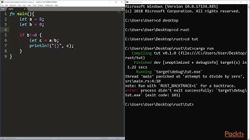 Mastering Rust–Build Robust,Concurrent & Fast Apps: The Panic Functionality in Rust  | packtpub.com