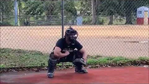 Catcher Mauro Jimenez Behind the Plate 2019