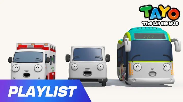 [Playlist] Team White Car Song | Learn Colors Song | The Brave Cars | Tayo and Friends