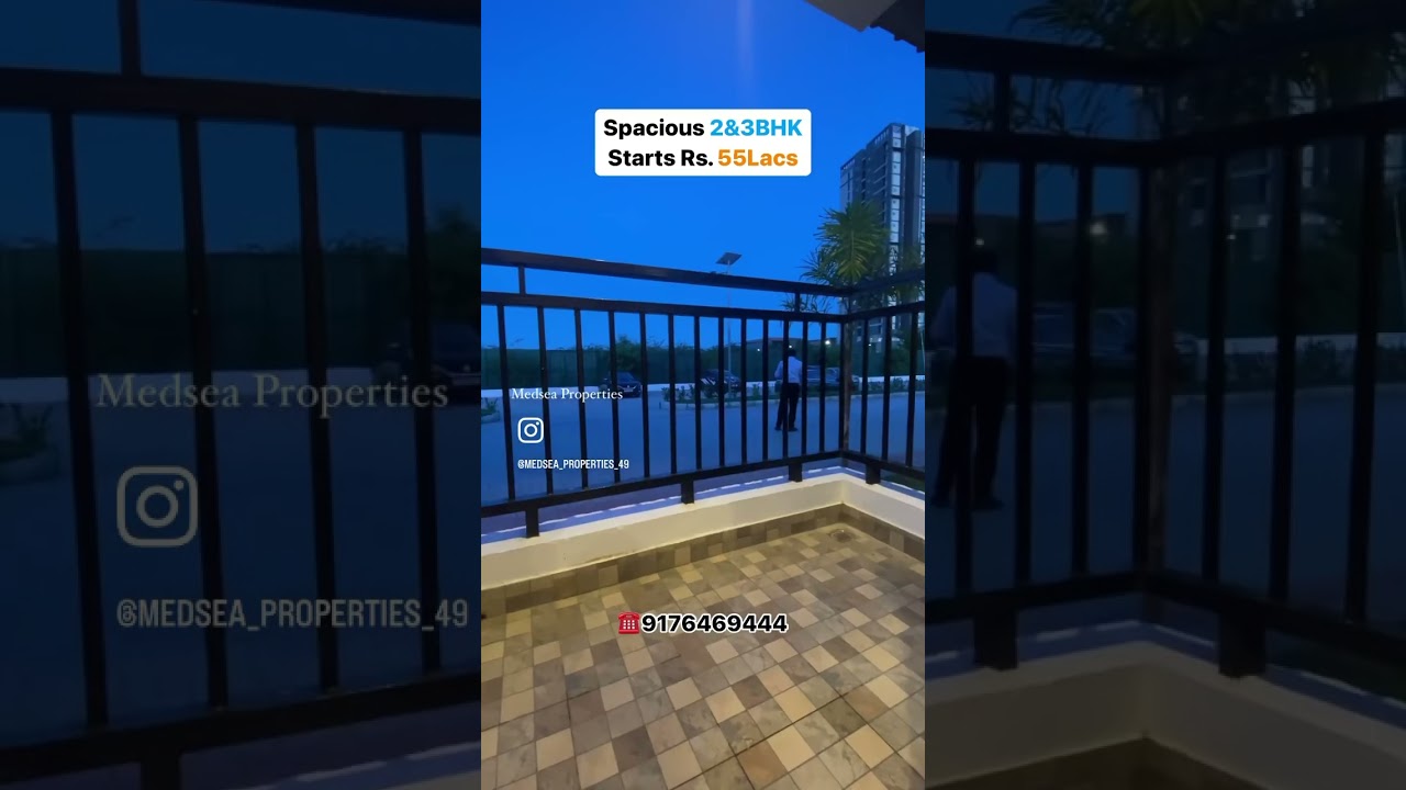 Luxury 2&3 BHK | 5mins from Porur | Shriram 122 West | 30 Acres Township |