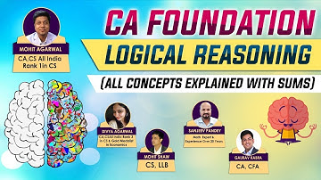 CA Foundation LR  Marathon II CA Foundation Logical Reasoning Marathon