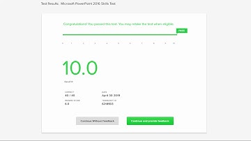 Microsoft PowerPoint 2016 Skills Test Fiverr 10/10