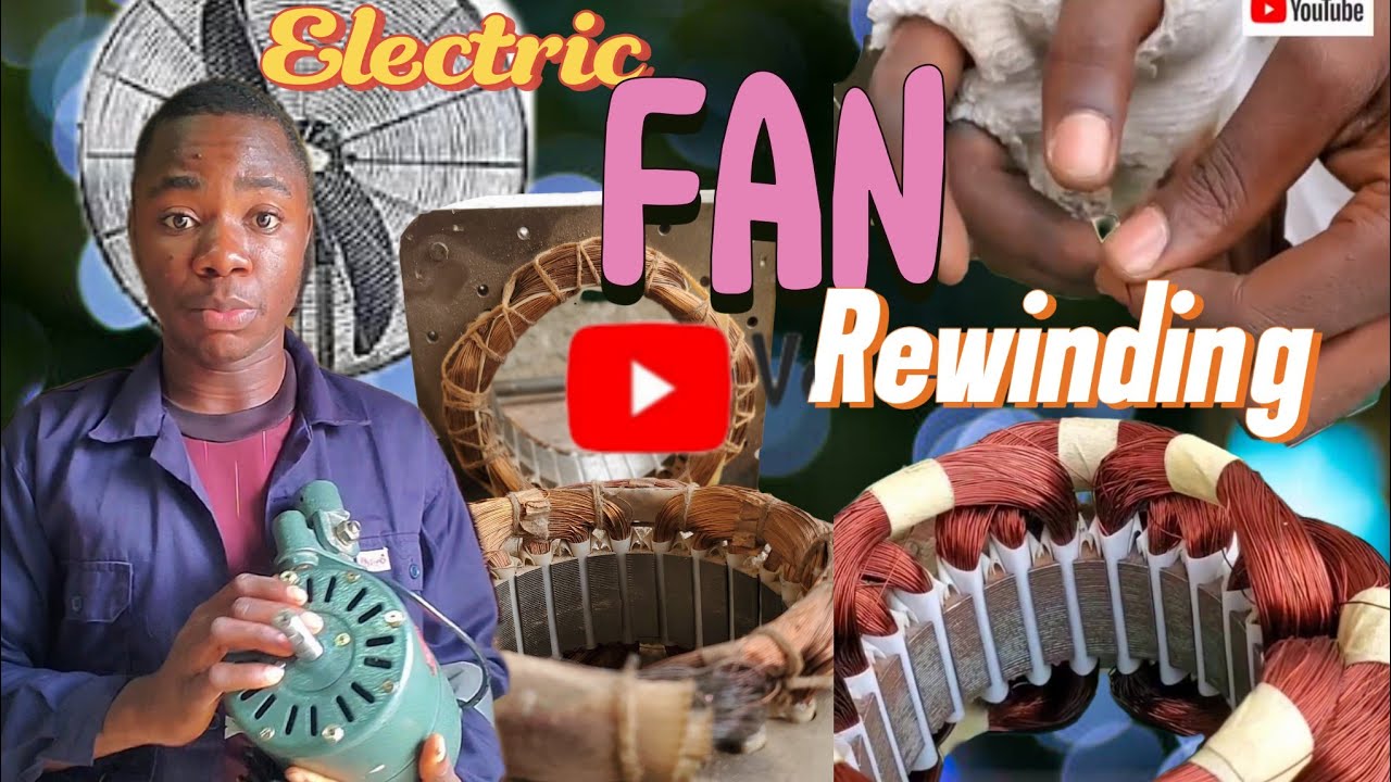 Best way to rewind electric fan (OX).  