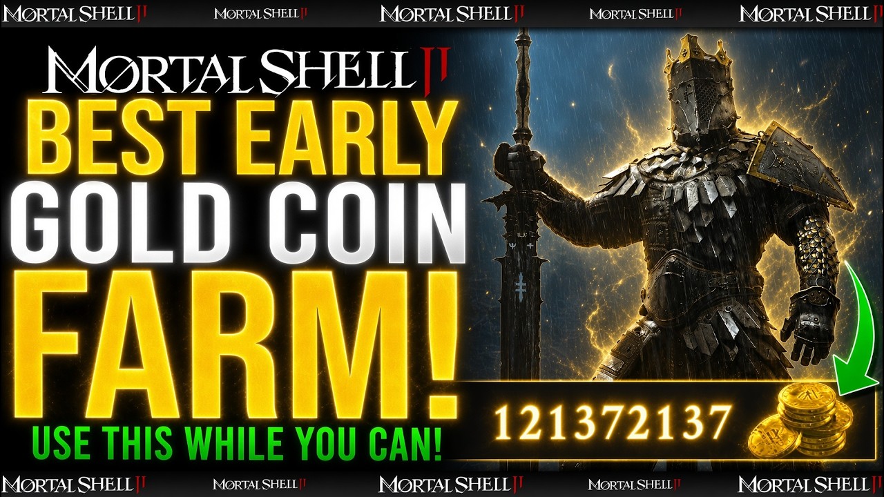 Thumbnail for UNLIMITED EARLY GOLD COIN FARM in Mortal Shell 2 - How To Get Loads Of Coin Early / Best Money farm