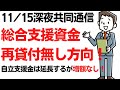 「総合支援資金」2回目は貸し付けなしの方向！・・・・19日に決定する経済対策に盛り込むとのことだが、困窮者の思いを無視してないか！？