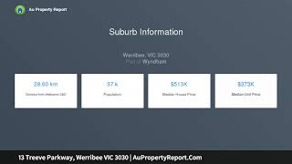 13 Treeve Parkway, Werribee VIC 3030 | AuPropertyReport.Com