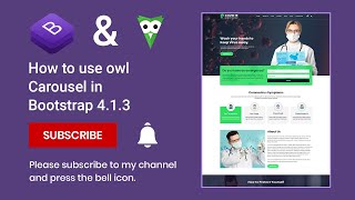 how to use owl carousel in bootstrap 4.1.3 | Owl Carousel Slider | Bootstrap 4 Tutorial (#6)