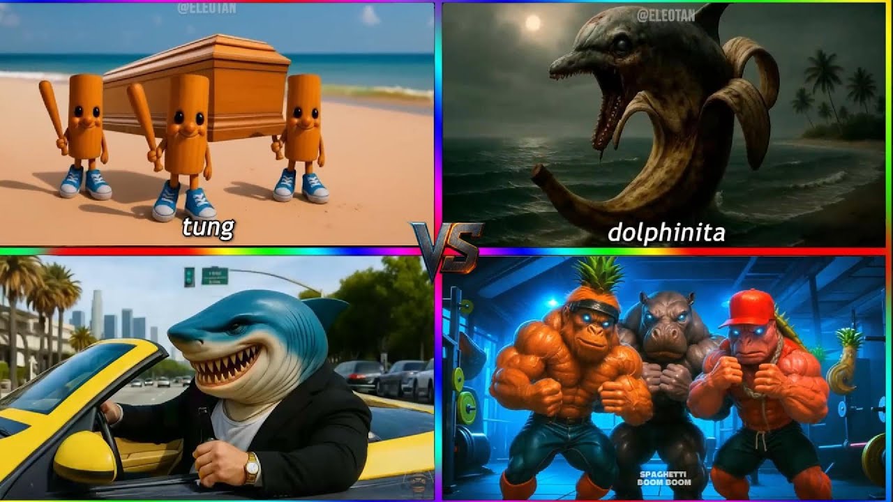 SIGMA BOY ZOMBIS 🆚 TUNG TUNG SAHUR BEBIY  🆚 BALLERINA CAPPUCCINA 🆚 BRAINROT FITNES – Tiles Hop 🎶