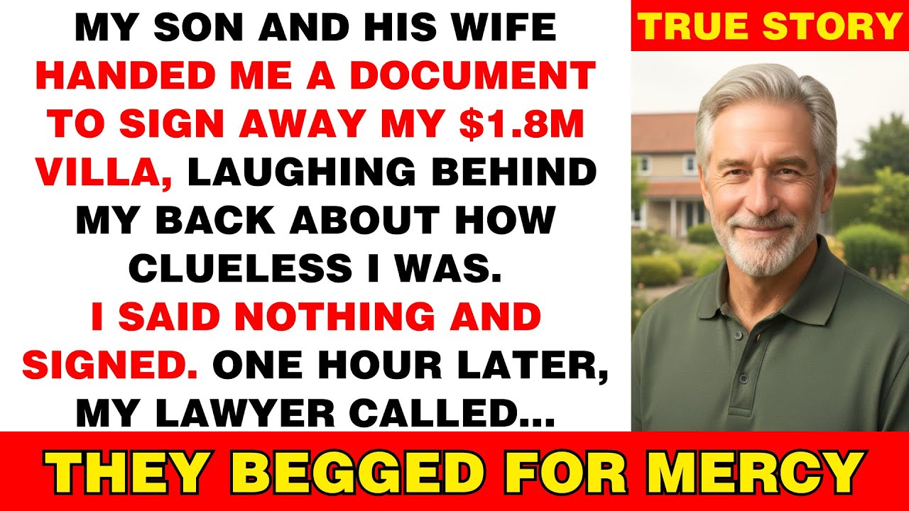 My Son Handed Over My Villa to Impress His Wife's Family. He Said: 'It's Theirs Now..