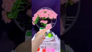 Diy Pink Ribbon Rose Flowers