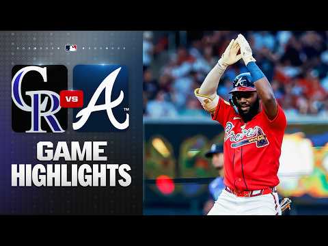 Rockies vs. Braves Game Highlights (8/28/26) | MLB Highlights