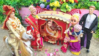 Barbie Doll All Day Routine In Indian Village\/Radha Ki Kahani Part -291\/Barbie Doll Bedtime Story||