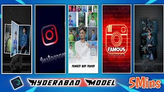 Instagram trending Hyderabad modelvideo editing || Trending alight motionTelugu hyderabadreels