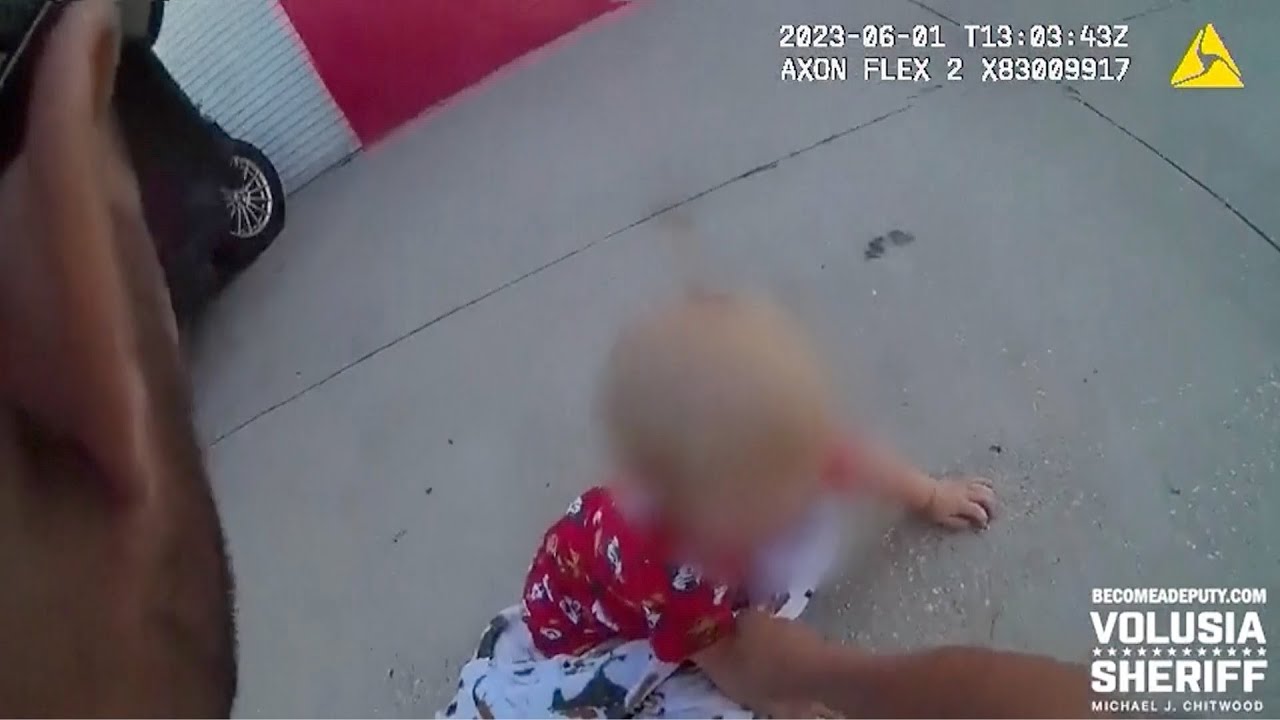 Bodycam video shows toddler reunited with family after being in mom's ...