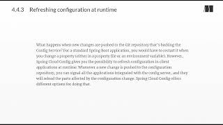 027  Chapter 4  Using a configuration server with Spring Cloud Config Client