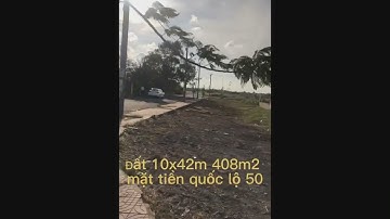 Nền đất góc 2 mặt tiền Quốc lộ 50, H Cần Đước, Long an.