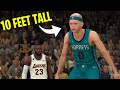 I Made a 10 Foot Player In NBA 2K21...