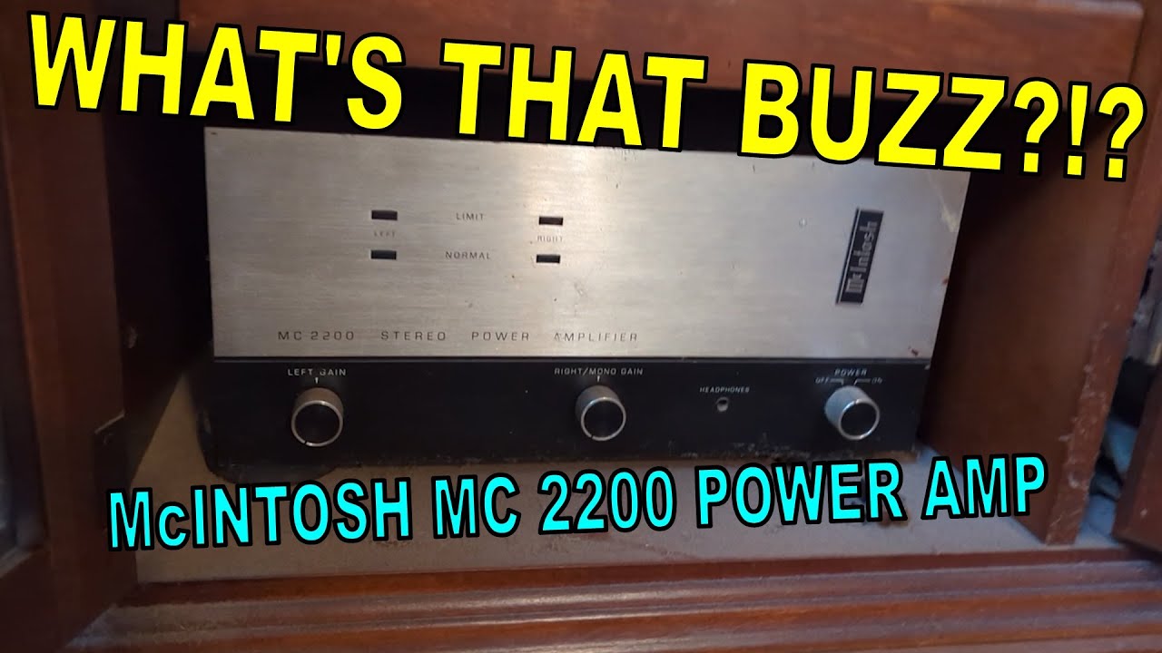 FAILED filter cap on this MONSTER of an amp! McIntosh MC 2200