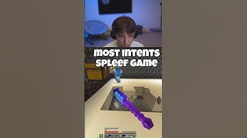 most intents Spleef game: drdonut  #minecraft  #donutsmp #minecraftgameplay #drdonut
