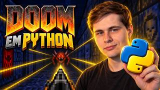 I built a Doom-style game in Python with Pygame