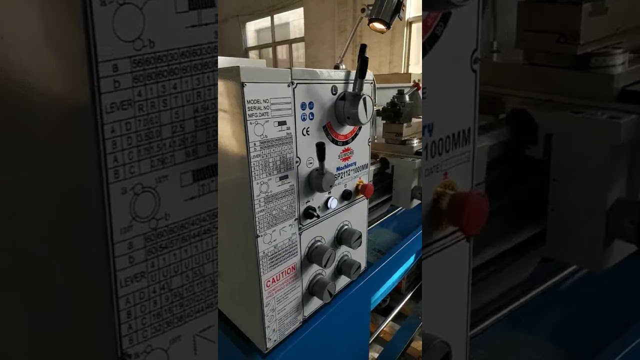 horizontal metal manual lathe machine SP2112-I SUMORE