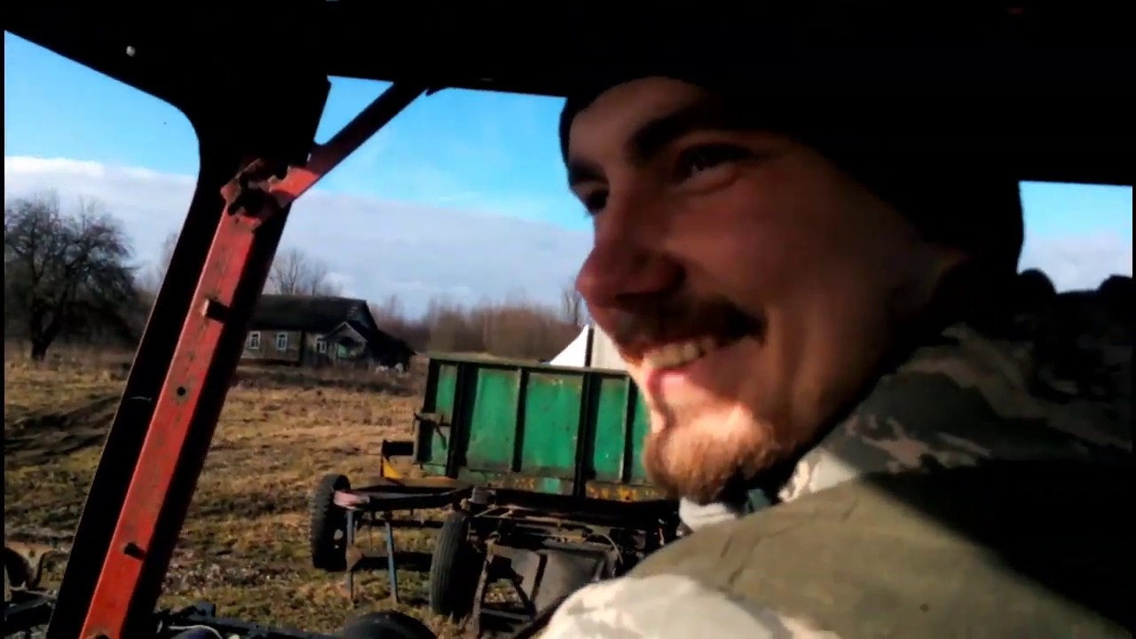 для работы в нашем хозяйстве мы купили помощника -  трактор Т-16