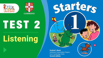 Luyện nghe tiếng anh Starters 1 l Test 2 // Listening l with answers (có đáp án)