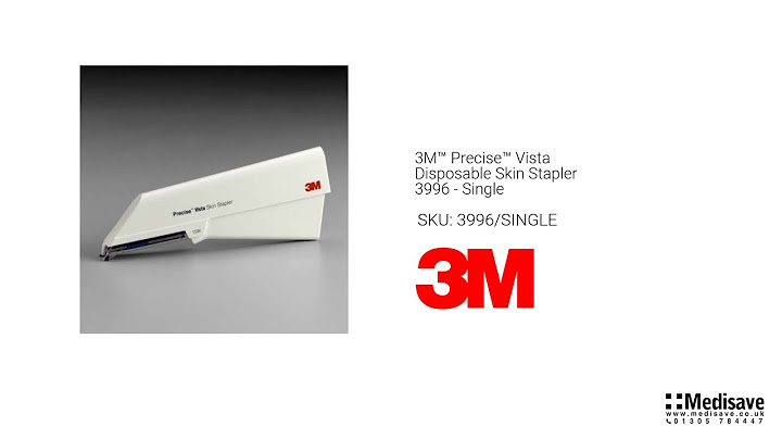 3m precise multi shot disposable skin stapler
