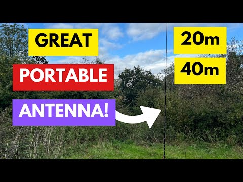 A Portable and Simple 20 & 40 Metre Quarter-Wave Antenna.