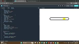 Html Range Bar Animation.