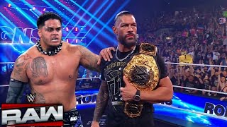Zilla Fatu Joins Roman Reigns Bloodline After WWE Raw Debut WWE Raw 2026 Highlights 