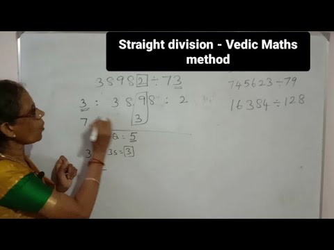 Straight division by Vedic maths method | Fully Maths | சம்பூர்ண கணிதம் ...