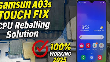 Samsung Galaxy A03s Touch Not Working Easy Solution | CPU Reballing Fix 2025 | Milon Telecom