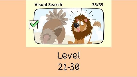 Brain Wash: Visual Search level 21 22 23 24 25 26 27 28 29 30
