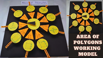 Area of Polygons Working model project | Maths working model project | Exhibition model for school