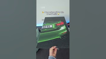 The perfect gift 🎁 Car Poster with working LEDs