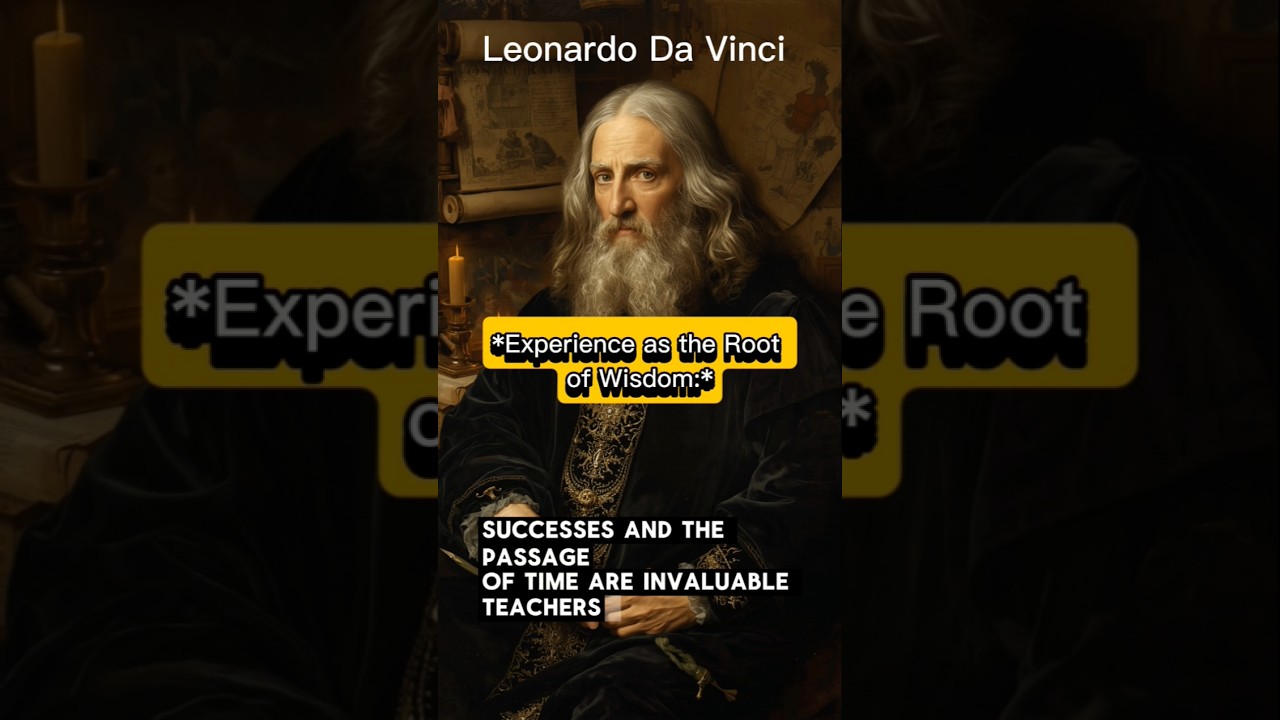 *Experience as the Root of Wisdom:*| Leonardo