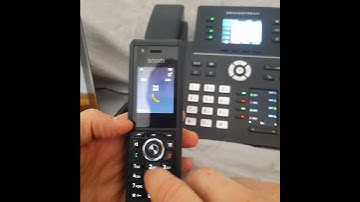 SNOM M85 DECT phone - call transfer