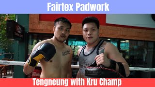 Fairtex Muay Thai: Tengneung Sitjaysairung With Kru Champ