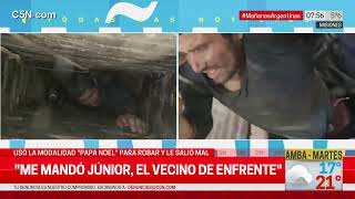 Un Delincuente Quiso Robar Una Viviendo Por La Chimenea Y Le Salió Mal