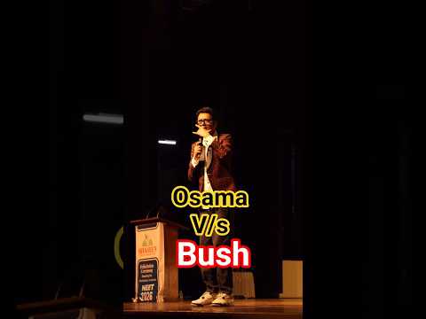 Osama bin laden vs George Bush !!From Rehman Khan urf Humourbaaz ✍️