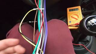 VW Touran Radio RCN 320 Instal, CANbus conecting