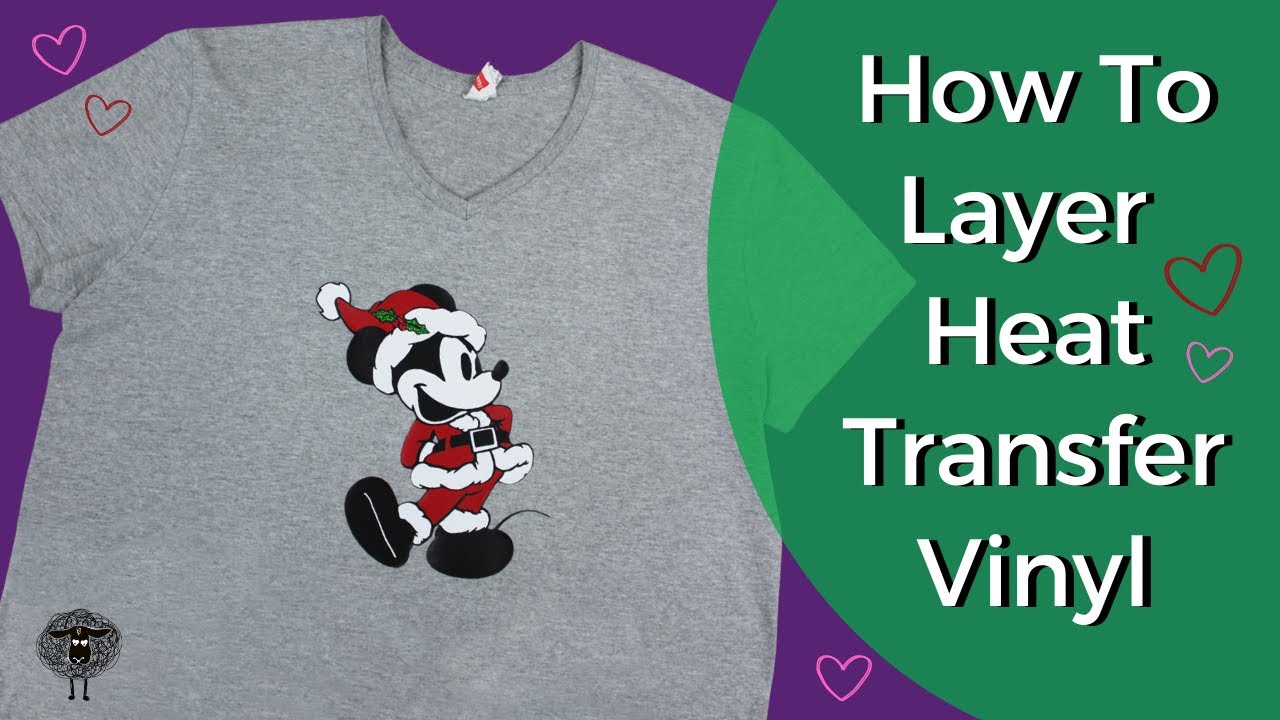 How to Layer Vinyl on a Shirt with Heat Transfer Vinyl & Cricut! - Jennifer  Maker