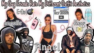 My Guy Friends Rate My Different Outfit Aesthetics *THEY ROASTED ME😭* | Elvira Styles