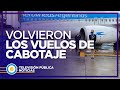 Volvieron los vuelos de cabotaje