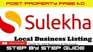 How to post Ad in Sulekha.com | Real Estate | Property Ad Free Posting screenshot 2